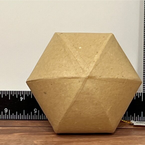 Celebrate It Handmade Paper Mache Christmas Ornament DIY Craft 427207 - Picture 2 of 4